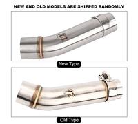 LUCKDANO CB400 Exhaust Vent Middle Link, Pipe, Made of Stainless Steel, Durable and Anti-, Precise Design