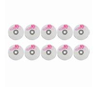 LUCKDANO CD R Blank Discs 52X 730MB Recordable Disc 10 Pack for Storing Music & Digital Images (10PCS)