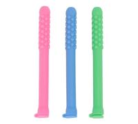 LUCKDANO Chewable Essential Oil Breath Sticks Reusable Silicone Aromatherapy Chew Sticks for Adults Teens Nail Biting (3Pcs)