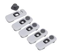 LUCKDANO Child Proof Refrigerator This 5-Pack of Child Safety Refrigerator Locks Features a Double-Protection Design and Strong Adhesion, Suitable for Refrigerators, Cabinets, and (Light Gray)