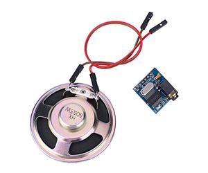 LUCKDANO Chinese Speech Synthesis Module, Effect, Various Control Markers, Sleep Function, 19 Sounds, 23 Chords, 15 Background Music, 3,5V, 3.5mm Audio Interface