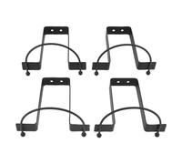 LUCKDANO Cowboy Hat Rack Space Saving Cowboy Hat Rack - Rustic Carbon Steel Wall Mounted Hanger for Hats, Scarves, and Reins - Unique Horseshoe Design