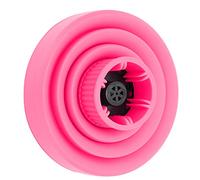 LUCKDANO Curl Adapter for Universal Collapsible Hair Dryer Diffuser | Travel-Friendly Folding Design | Advanced Silicone Material for Even Heat Distribution | Compatible with 1.6-2in Hair (Pink)