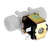 LUCKDANO DC 12V DN20 G3/4" Electric Solenoid Valve - N/C Normally Closed Water Inlet Switch for Automatic Cleaning, Garden Irrigation, Solar Water Heater - Durable Plastic & Brass Material