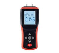 LUCKDANO Digital Manometer 2.4-Inch LCD High Precision Hand-Held Dual-Port Manometer ±2Psi Differential Pressure Tester with 12 Units