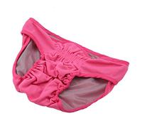 LUCKDANO Dog Physiological Pants Dog Physiological Pants - Premium Polyester Underwear for Female Dogs | Adjustable & Comfortable Sanitary Diaper | Pink M, Suitable for (M)