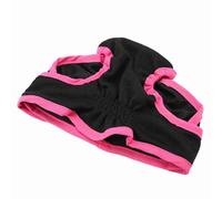 LUCKDANO Dog Physiological Pants Dog Physiological Pants - Premium Polyester Underwear for Female Dogs | Adjustable & Comfortable Sanitary Diaper | Pink M, Suitable for (M)