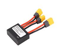 LUCKDANO Double Battery Discharge Electric Double Battery Discharge Converter 30A 1000W Dual Pack Switch Balancer with Charging Port for Bike Modification