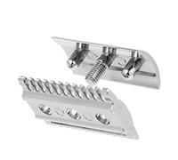 LUCKDANO Dual-Vane/Wing Safety Barber Straight Vane/Wing Barber Straight Vane/Wing Replacement Heads - Zinc Alloy, Open and Closed Vane/Wing Design, Economical, Practical, and Portable Men's