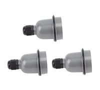 LUCKDANO E27 Lamp Holder, 3 Pack Aluminum Heat Socket Adapter with Built in Ring, for LED CFL Incandescent Bulbs