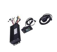 LUCKDANO Electric Motor Controller Kit, 40A Sine Wave 3 Mode Controller with LCD GD02 Display and 130X Throttle, for 36V 48V 52V 1500W 2000W Brushless Motor