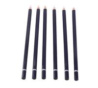 LUCKDANO Eraser Pencil Eraser 6-piece Premium Wooden and Pencil Set, Convenient and Easy to Erase, Suitable for Sketching, Illustration, and Charcoal Drawing. 17.5cm