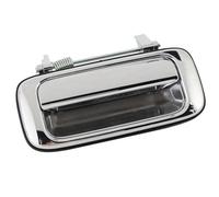 LUCKDANO Exterior Door Handle Chrome Smooth Grip Stainless Steel Outer Outside Door Handle Replacement for 80 Series 1990-1998 (Left Rear: 69240-60010, 6924060010)