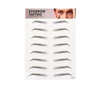 LUCKDANO Eyebrow Stickers Permanent Eyebrow 3D Hair-like Authentic for Men & Women Long-Lasting Makeup Tool | 8 Pairs of Look Stickers (140)