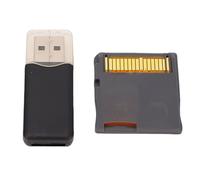 LUCKDANO Flash Card for Fit 3DS 2DS with ASIC Chip Supports 4G-128G Small Memory Multi-Language Brightness Adjustment (Silver)