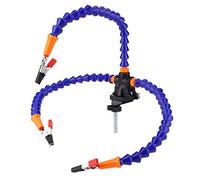LUCKDANO Flexible, 3 Arms Soldering Holder Blue Multifunctional for Circuit Board Repairing and Fixing, The Bottom is Easy to Carry and Saves Space, The Bottom Clamp Can Be Rotated