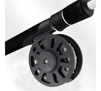 LUCKDANO Fly Fishing Reel Fly Fishing Reel Wheel - Plastic Accessory - Left/Right Hand Changeable - Lightweight & Compact - Includes Line, Backing Line & Taper Leader (GLA5/6)