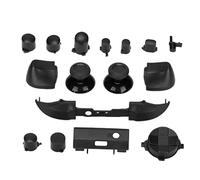 LUCKDANO Full Game Controller Button Set for Series X/S - ABS Replacement Handles - Complete Gaming Accessories Kit for Customization (Black)