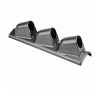 LUCKDANO Gauge Pillar, Gauge Pod Mount A Pillar Pod 52mm 2 Inch Single Hole Meter Mount Holder Bracket for Most Auto Truck Boat Motorcycle (Three Hole (Hole Spacing: 78mm / 3.07in)