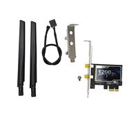 LUCKDANO Gigabit Ethernet PCIe Network Card PCI Express LAN Adapter PCI-E Card with BT 4.0 and Dual Band 2.4G 300Mbps 5G 867Mbps for Desktop PC 7/8/10