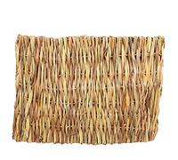 LUCKDANO Grass Mat, Rabbit Foraging Mat Guinea Pig Rabbit Small Animal Cages for Guinea Pig Hamster Rat (L)