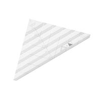 LUCKDANO Half Quilting Rulers The Strip Tube Ruler - Accurate Acrylic Triangular Ruler for Quilters - Lightweight & Design - Clear Scale for Easy Reading - for Household Sewing Projects
