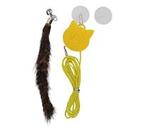 LUCKDANO Hanging Cat Toy, Wall Climbing Cat Toy Door Interactive Hook Elastic Cord Door Hanging Pet for Exercising Eliminating Boredom (#1)