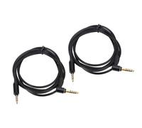 LUCKDANO Headphone Cable Cord Replacement Clear Sound Wearproof OFC 1.5m 2pcs for Gaming Music Watching Movies