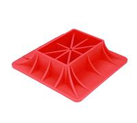 LUCKDANO Heavy Duty Lift Jack Base Red Nylon Anti-Fracture Support Board - Ideal Solution for Off-Road, Sand, Mud, and Grass Applications