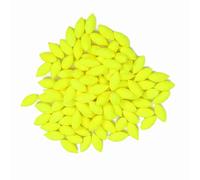 LUCKDANO High Visibility Fishing Strike Indicator Beads - Durable Float Tackles for Anglers - Yellow Plastic Fishing Lures - Essential Accessory for Optimal Fishing Success