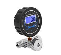 LUCKDANO Inline Pressure 1/4" Pneumatic Air Regulator Control Valve with Digital Pressure Gauge for Spray Gun, 1/4in Connection, Adjustable Air Control, 0-200 PSI