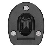 LUCKDANO Kickstand Pad Kickstand Motorcycle Pad Side Stand Enlarger Plate Fit for GTS 250 300 2013-2019 (B(black))
