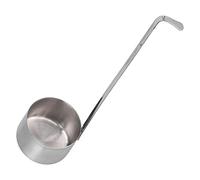 LUCKDANO Ladle with Spout 250ml Stainless Steel Wine Spoon, Kitchen Wine Scoop and Beer Pouring Spoon, Resistant and Rust-Proof, Safe, Practical, and Easy to Store. (304 Extract 250ML)