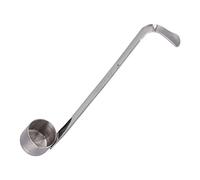 LUCKDANO Ladle with Spout 250ml Stainless Steel Wine Spoon, Kitchen Wine Scoop and Beer Pouring Spoon, Resistant and Rust-Proof, Safe, Practical, and Easy to Store. (304 Extract 25ML)