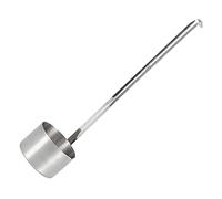 LUCKDANO Ladle with Spout 250ml Stainless Steel Wine Spoon, Kitchen Wine Scoop and Beer Pouring Spoon, Resistant and Rust-Proof, Safe, Practical, and Easy to Store. (304 Extract 500ML)