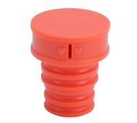 LUCKDANO Lightweight and Portable Water Bottle Shower Head with 4 Silicone Gaskets, an Essential Water Mist Sprayer for Outdoor Travel and Camping, Bright colors. (Orange)