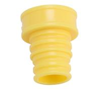 LUCKDANO Lightweight and Portable Water Bottle Shower Head with 4 Silicone Gaskets, an Essential Water Mist Sprayer for Outdoor Travel and Camping, Bright colors. (Yellow)