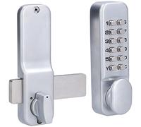 LUCKDANO Mechanical Combination Lock Keyless Entry No Battery Zinc Alloy Proof Anti Theft with Sensitive Buttons for Gate Parking Lot Storage