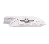 LUCKDANO MG11 Welding - Stainless Steel Inspection Tool for Accurate Fillet and Seam Measurement - Essential for Boilers, Bridges, Shipbuilding, and More Includes Instruction and