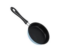 LUCKDANO Mini Frying Pan, Stainless Steel Non-Stick Breakfast Egg Pan with Ergonomic Long Handle, 12cm - Ideal for Induction Cooking & Easy Cleanup