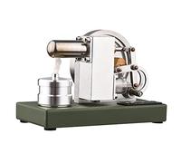 LUCKDANO Mini Hot Air Stirling Engine Motor Model | External Combustion Physics Experiment | Perfect Educational Science Students & Teachers | Assembled | Metal | Portable Design