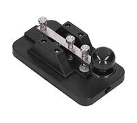 LUCKDANO Morse Code Key Telegraph Tapper Manual CW Practice Tool Trainer with Buzzer for Beginner - Durable ABS & Iron Design, Easy Installation, Perfect for Learning Morse Code