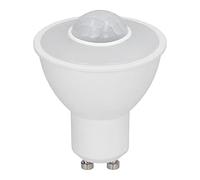 LUCKDANO Motion Sensor Gu GU10 Bulb - Infrared Body Sensing Bulb 5W 500LM LED Ceiling Light for Smart Home & Indoor Use AC100-240V - Soft White Light