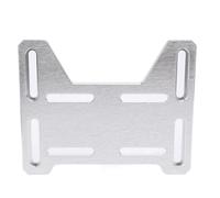 LUCKDANO Motor Engine Mount Adapter Bracket Plate, Motor Engine Mount Plate Motor Mount Adapter Plate with Installation Accessories Aluminum for Mini Cycle Go Kart (Silver)