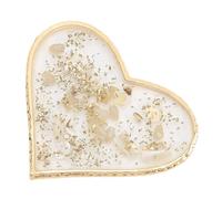 LUCKDANO Nail Art Plate Crystal Nail Tips Display Stand - Manicure Tool for Color Matching, Works Display & Prop - Portable Design for Home & Salon Includes 2 Art Plates (1#love)