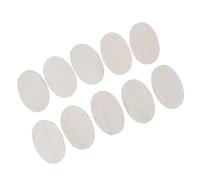 LUCKDANO Natural Loofah Sponge Scrubber Pad Eco Friendly Dishwashing Body Scrubber for Kitchen Bathroom 10pcs 3.15x4.72in