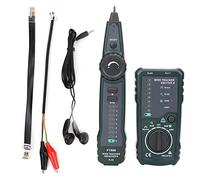LUCKDANO Network Cable Tester RJ45 RJ11 Lan Wire Kit Telephone Network Cable Tester with Earphone FY868 for Telecommunication Engineer Wiring Engineer and Maintenance