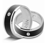 LUCKDANO NFC Multifunction Smart Ring | Magic Wearable Device | & Battery-Free | Personal Data Security | Size 11 (size9)