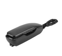 LUCKDANO Noise Cancelling Wall Wall Mounted Telephone with Last Number Redial, Mute & Pause Functions - Clear Sound, Privacy Protection, Easy to Use - White (Black)