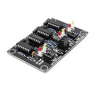 LUCKDANO Operational Amplifier Tester Module - Circuit Board for IC Amplification & Conversion Rate Judgment, Supports Single/Dual Operational Amplifiers, 12VDC Compatible